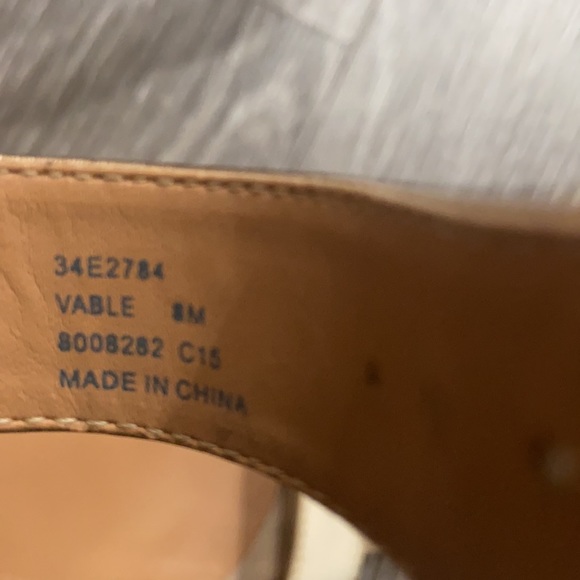 Neutral Open Toe Calvin Klein Heels - Picture 8 of 9